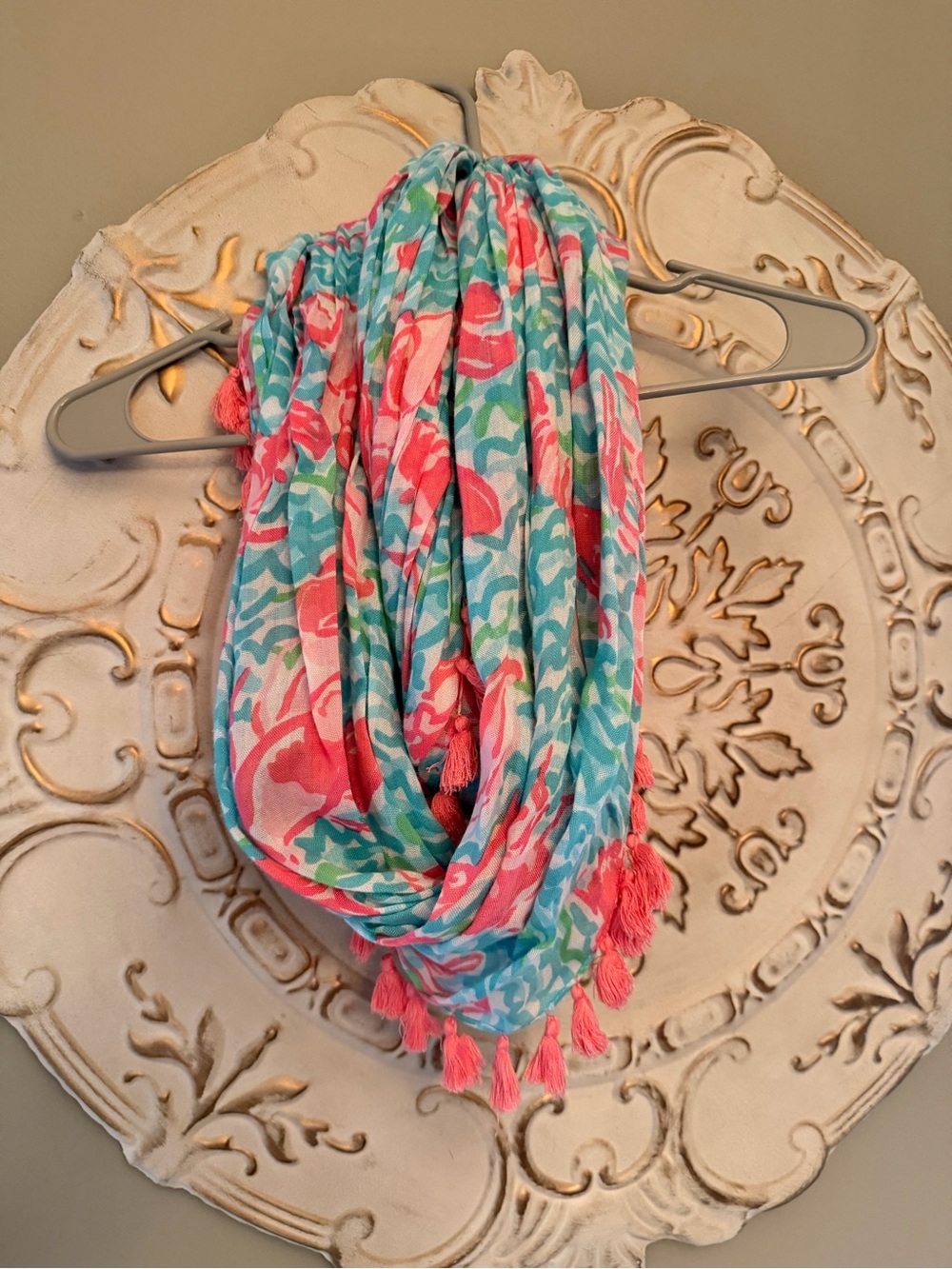 Lilly Pulitzer Lobstah Roll Resort Infinity Scarf